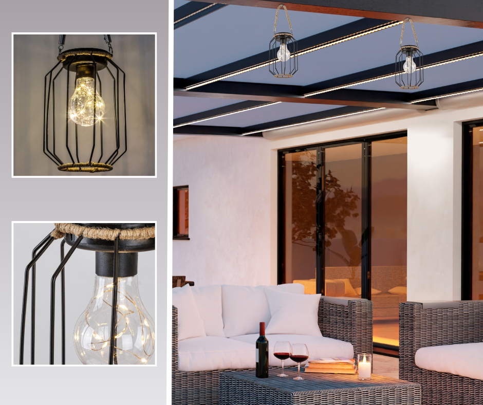 Sluis 77046 from Rábalux, the fashionable star of solar lamps.